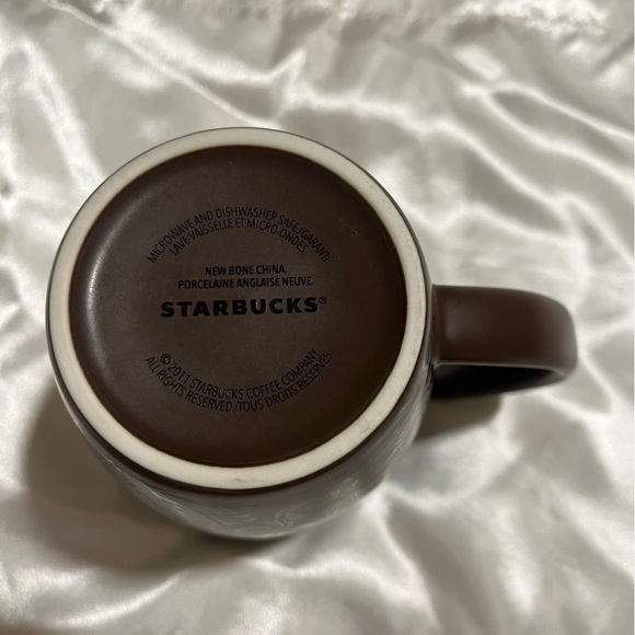 Starbucks 2011 40th Anniversary Brown and Copper Mermaid Split Tail Mug - Picture 6 of 8